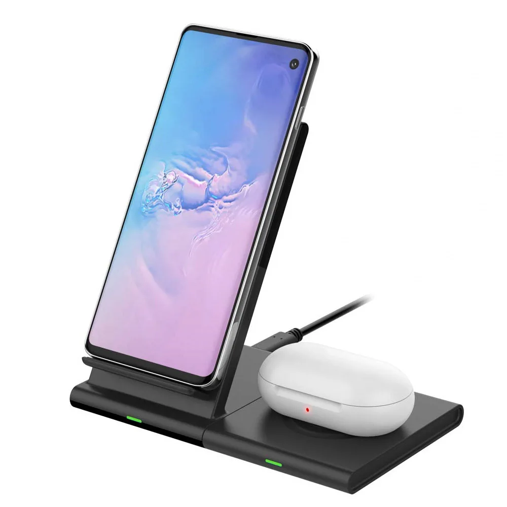 10 Вт 3 в 1 магнитное Беспроводное зарядное устройство подставка для iPhone X XS MAX XR Qi быстрое зарядное устройство для Apple Watch AirPods зарядная док-станция