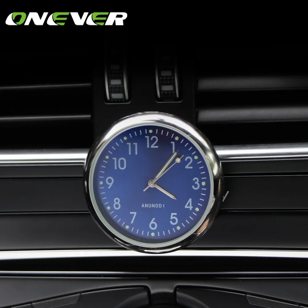 Автомобильные часы Onever светящиеся автомобильные интерьер автомобиля аксессуары