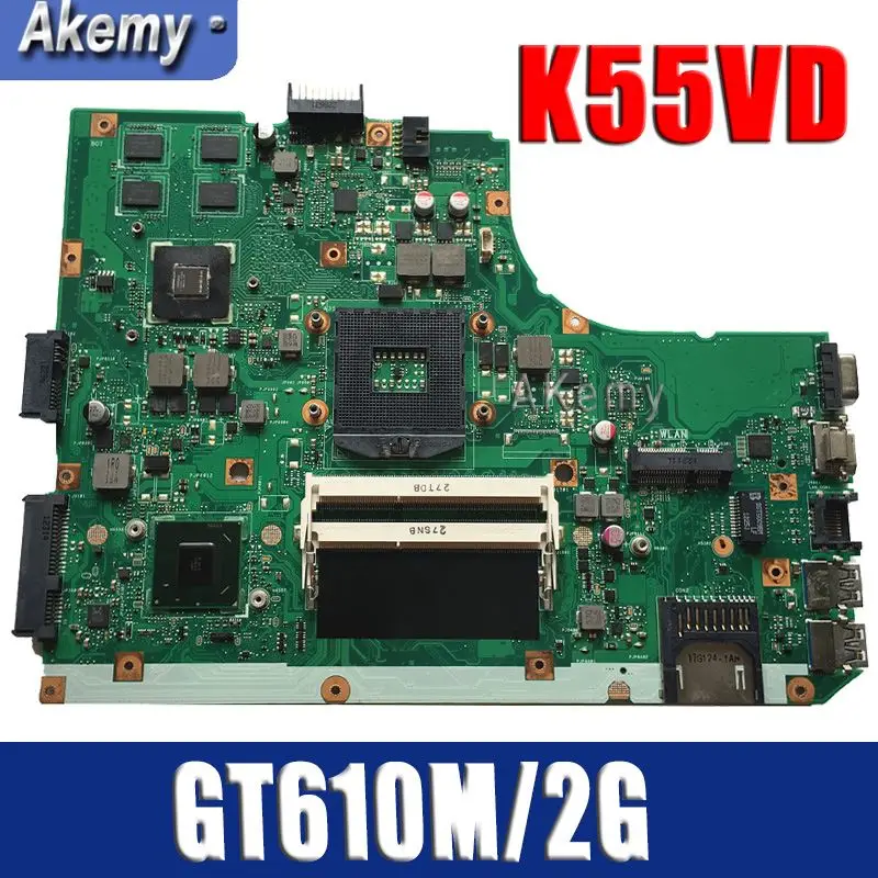 Материнская плата для ноутбука Amazoon K55VD For Asus K55A A55VD F55VD K55V K55 оригинальная