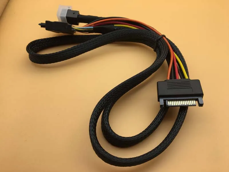 Sff 8643 для SFF 8639 Кабель Передачи Данных 1 Метр Длина поддержка 750 PCIe Nvme U.2 Жесткий