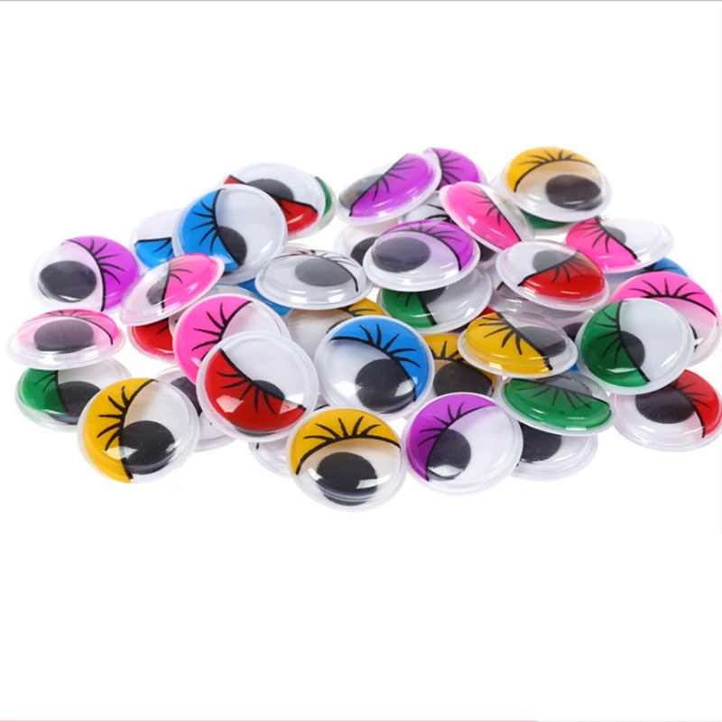 50 шт./лот клей для активных глаз декоративные цветные креативные принадлежности