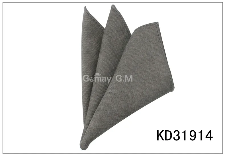 KD31914 Однотонные хлопковые карманные квадратные мужские костюмы, мужские носовые платки, повседневный костюм, квадратные носовые платки, полотенца, вечерние шарфы - Цвет: KD31914