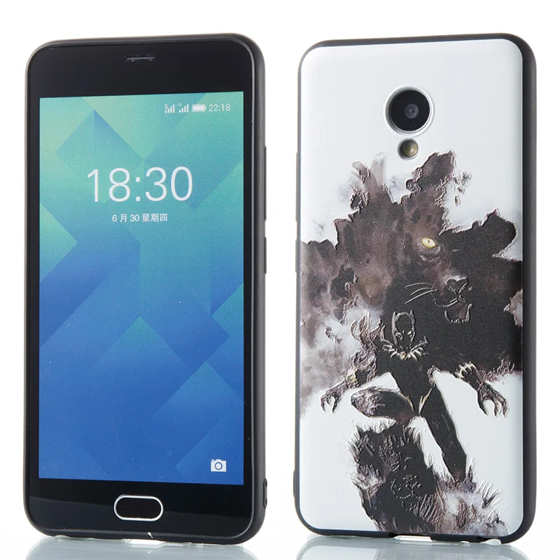 Чехол для телефона Meizu M6s X M3 M5s m5c Примечание E3 Pro 6 MX6 рыба девушка цветок окрашенные