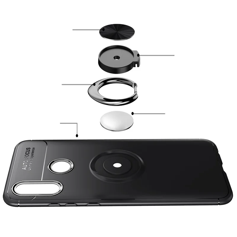 Для huawei P Smart 2019 чехол полная защитная незаметная мягкая Боковая Сумка телефон для