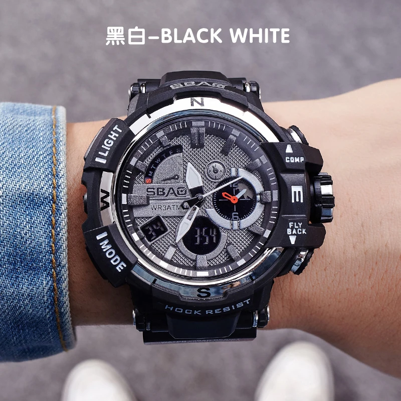 SBAO наручные часы Для мужчин 2018 лучший бренд класса люкс известный Наручные
