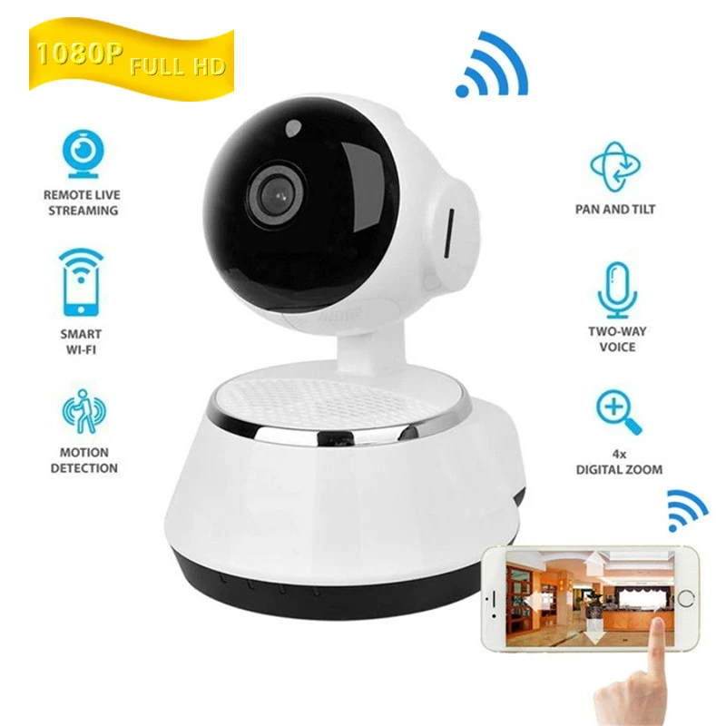 HD 1080P 960P 720P WIFI Беспроводная панорамированная ip камера видеонаблюдения ночного