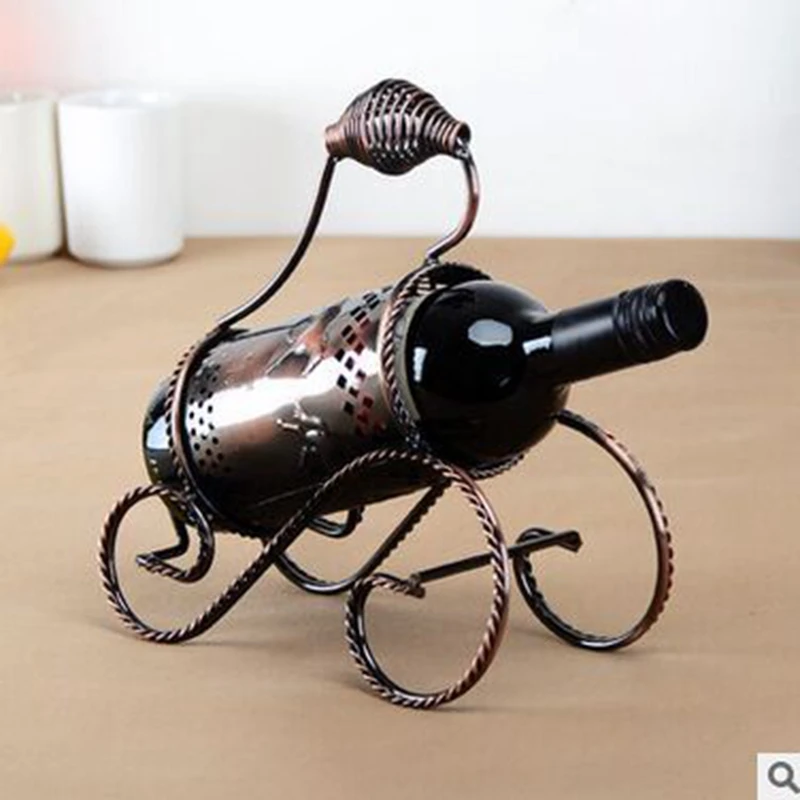 Из Металла Винные стеллажи модные Барная посуда вина Стекло стойки моды Home Decor