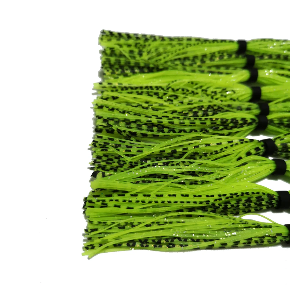 10 пучков 44 прядей SF037 Силиконовые юбки рыболовные аксессуары DIY Buzzbaits Spinner Buzz Bait