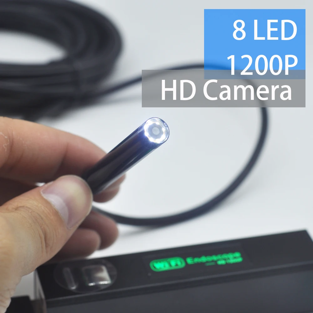 Беспроводная камера бороскоп HD 1200P с Wi Fi 2 МП|Камеры видеонаблюдения| |
