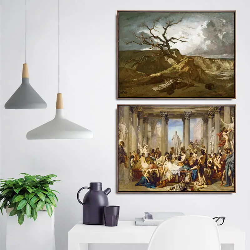 Home Decoration Art Wall Pictures Fro Living Room Poster Print Canvas Paintings French Thomas Couture | Дом и сад