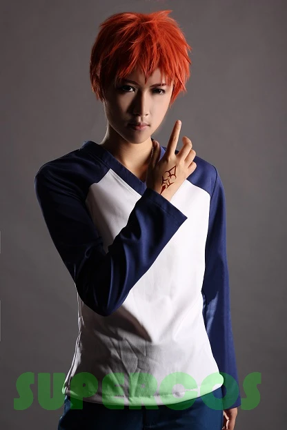 Free Shipping! Fate/Stay Night Emiya Shirou White Long Sleeve Coat+Shirt Cosplay Costume Perfect Customize For you! | Тематическая