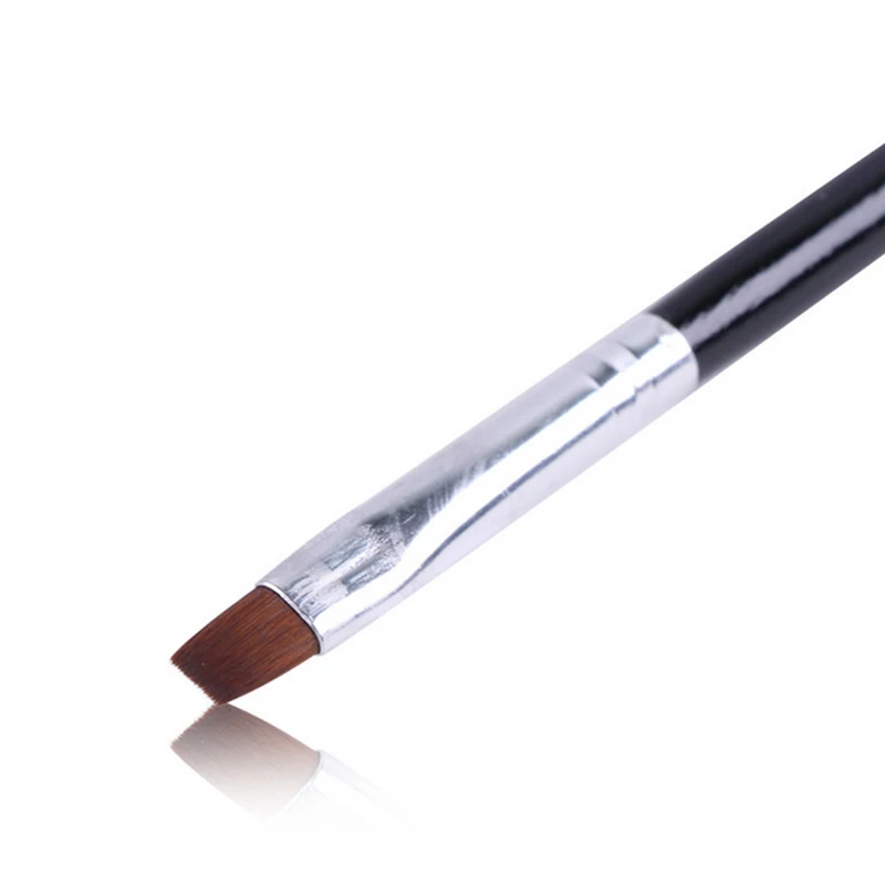 7 шт. УФ гель для рисования Кисть ногтей Набор ручек черная деревянная ручка DIY