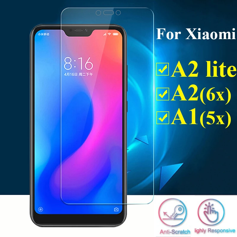 Защитное стекло для xiaomi mi a2 lite a1 ksio 6x 5x redmi 6 pro закаленное xio a2lite 6pro 2 2a Защитная