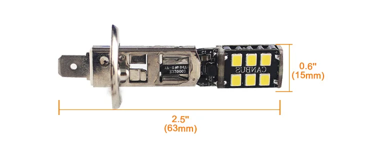 Высокое качество гарантия 4x H1 15smd обновления 3535 LED Canbus без ошибок автомобилей
