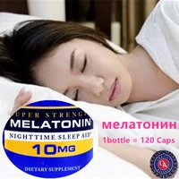 super strength melatonin 10 mg 120 caps night time sleep aid