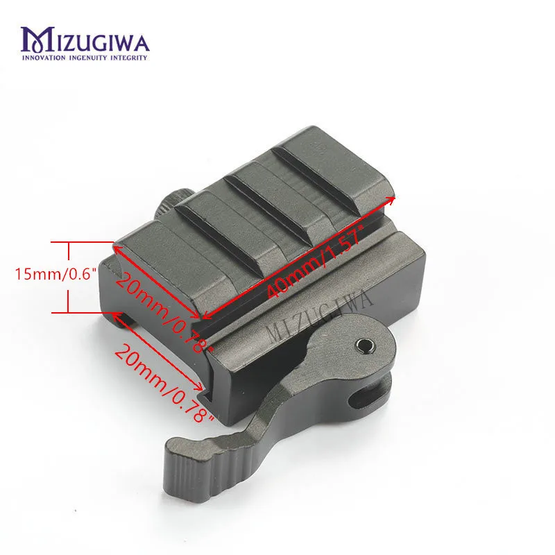 MIZUGIWA 2 шт. быстросъемный полудюймовый 0 5 &quotнизкопрофильный переходник QR блок