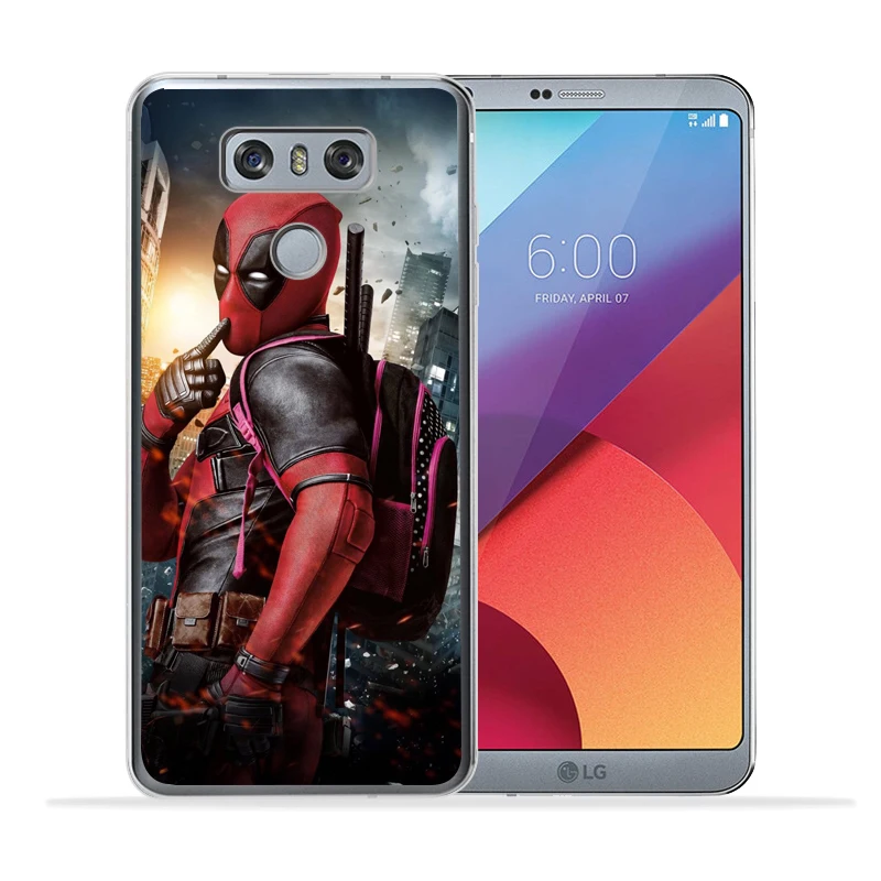 Чехол Marvel для LG G4 G5 G6 V30 Q6 K7 K8 K10 X экран power 2 3 Железный человек Веном Дэдпул Человек-паук задний Чехол - Цвет: 11