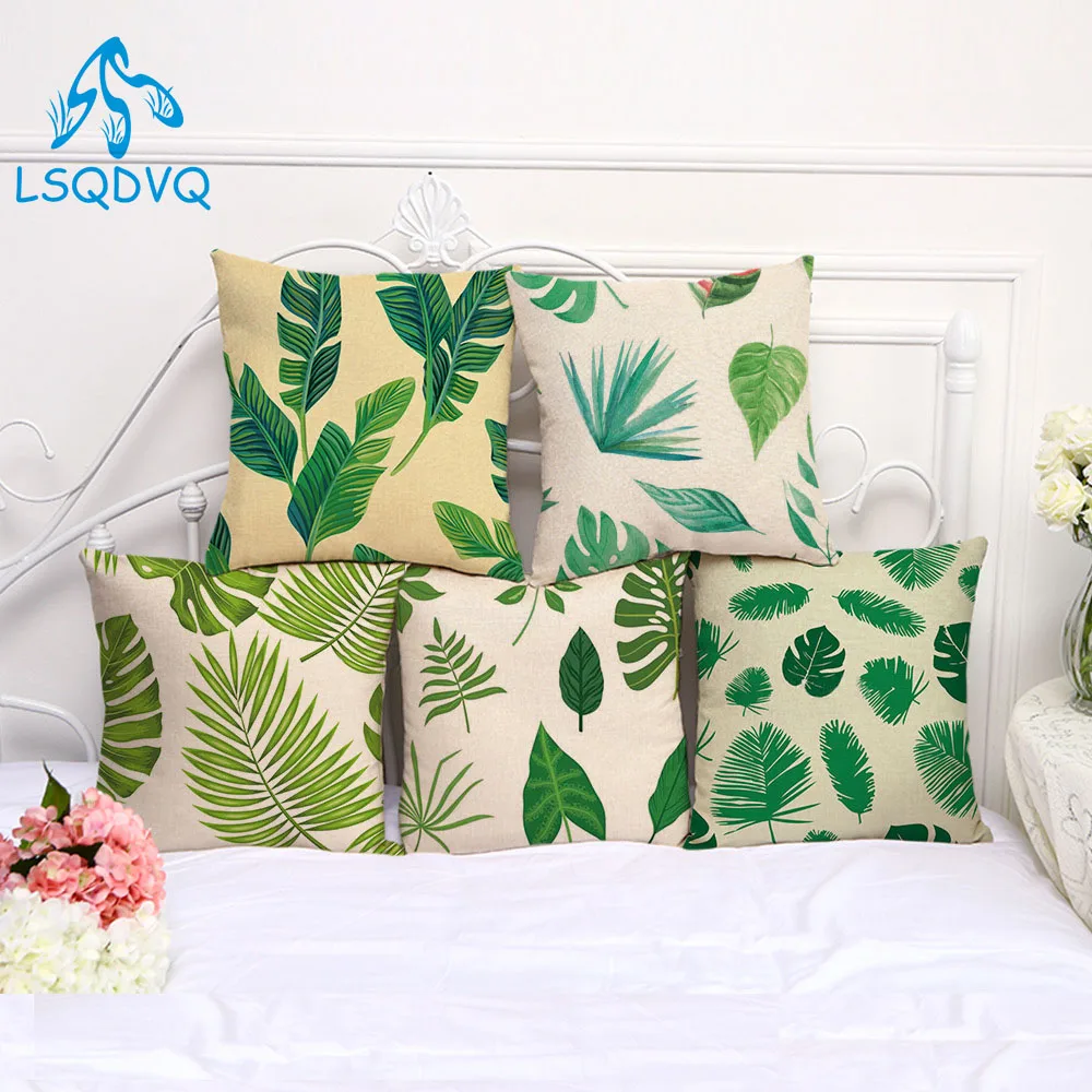 

Растение из тропического леса печати для дивана чехол для автомобильной подушки полиэстер Подушка домашнее декоративное кресло подушка кр...