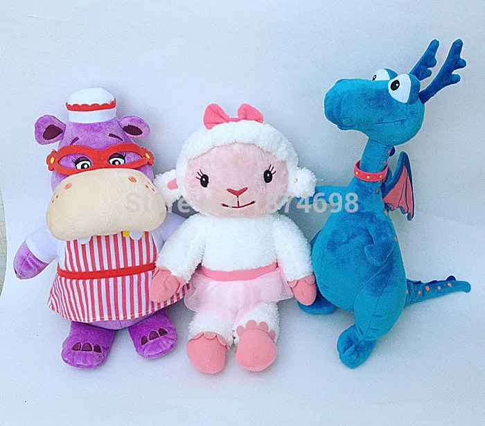 Новинка врачи Dottie Lambie ягненок душка Дракон Hallie Бегемот плюшевые набивные