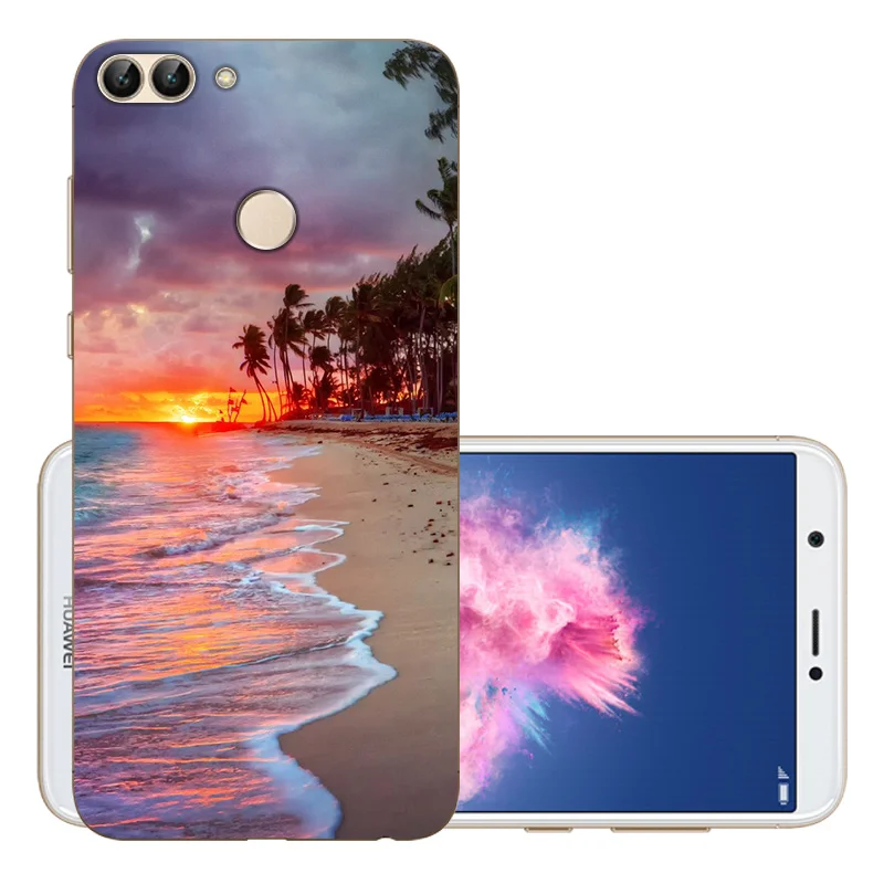 SRL CROWNPRO для huawei P умный чехол, Мягкий ТПУ силиконовый чехол, P умный чехол, чехол для телефона для Coque huawei P Smart Capa Enjoy 7S - Цвет: SRL