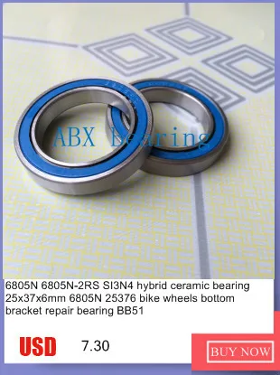 10 шт. 6805RD 6805 61805 6805N 6805-RD шариковый подшипник 25x37x6 мм велосипедная каретка ремонт подшипников для HT2 BB51 GCR15 25376 BB86