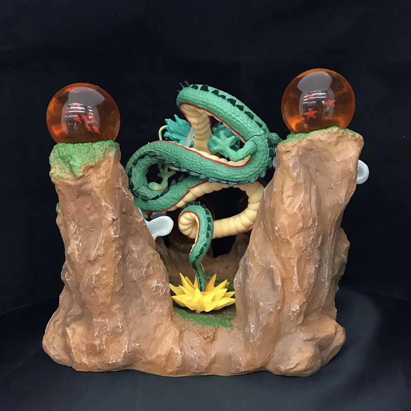 Dragon Ball Z фигурки Shenron аниме Коллекционная ПВХ модель игрушки DBZ с горными полки для