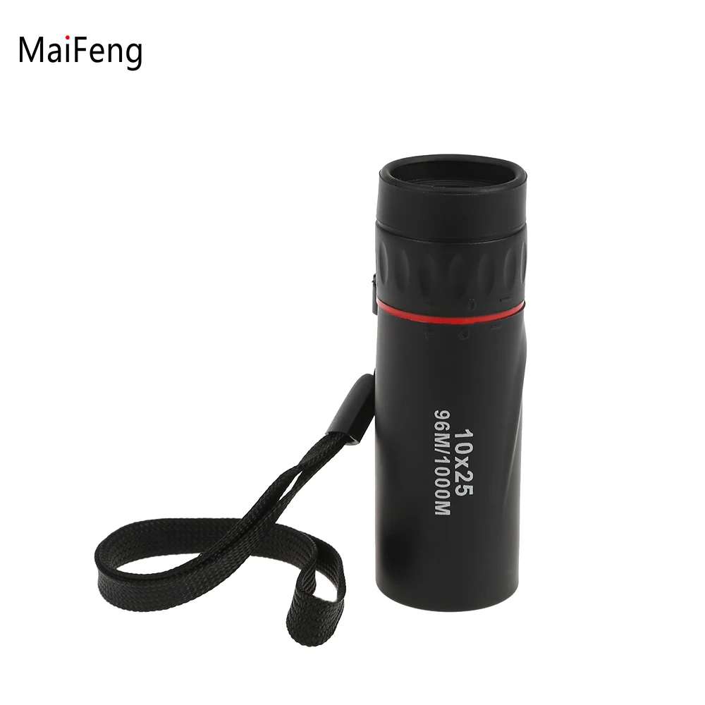 MaiFeng 10X25 сотового телефона телескоп длиннофокусный объектив Монокуляр