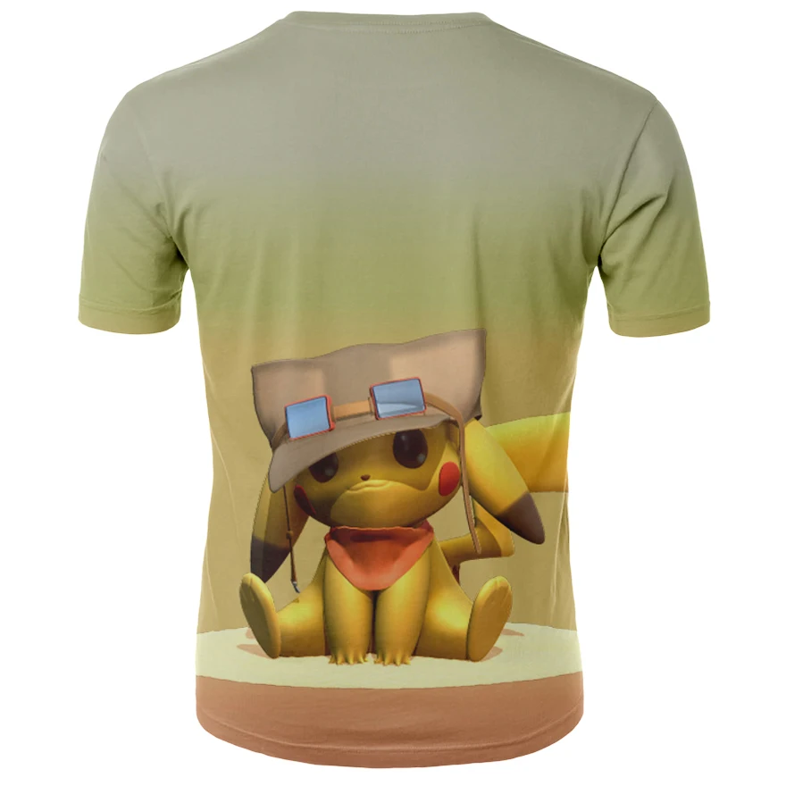 Мексиканские шарики костюм покемон мужская футболка Летняя Базовая с круглым