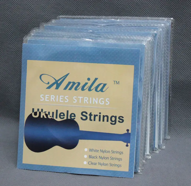 10 комплектов Белый Нейлон Гавайская гитара Сопрано концертный тенор 21 &quot23&quot 26