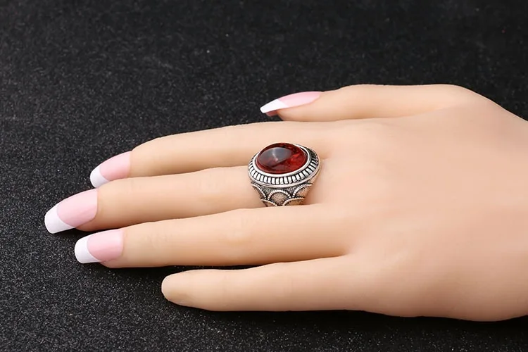 Знаменитый роскошный бренд мужское античное кольцо ювелирные изделия винтажные