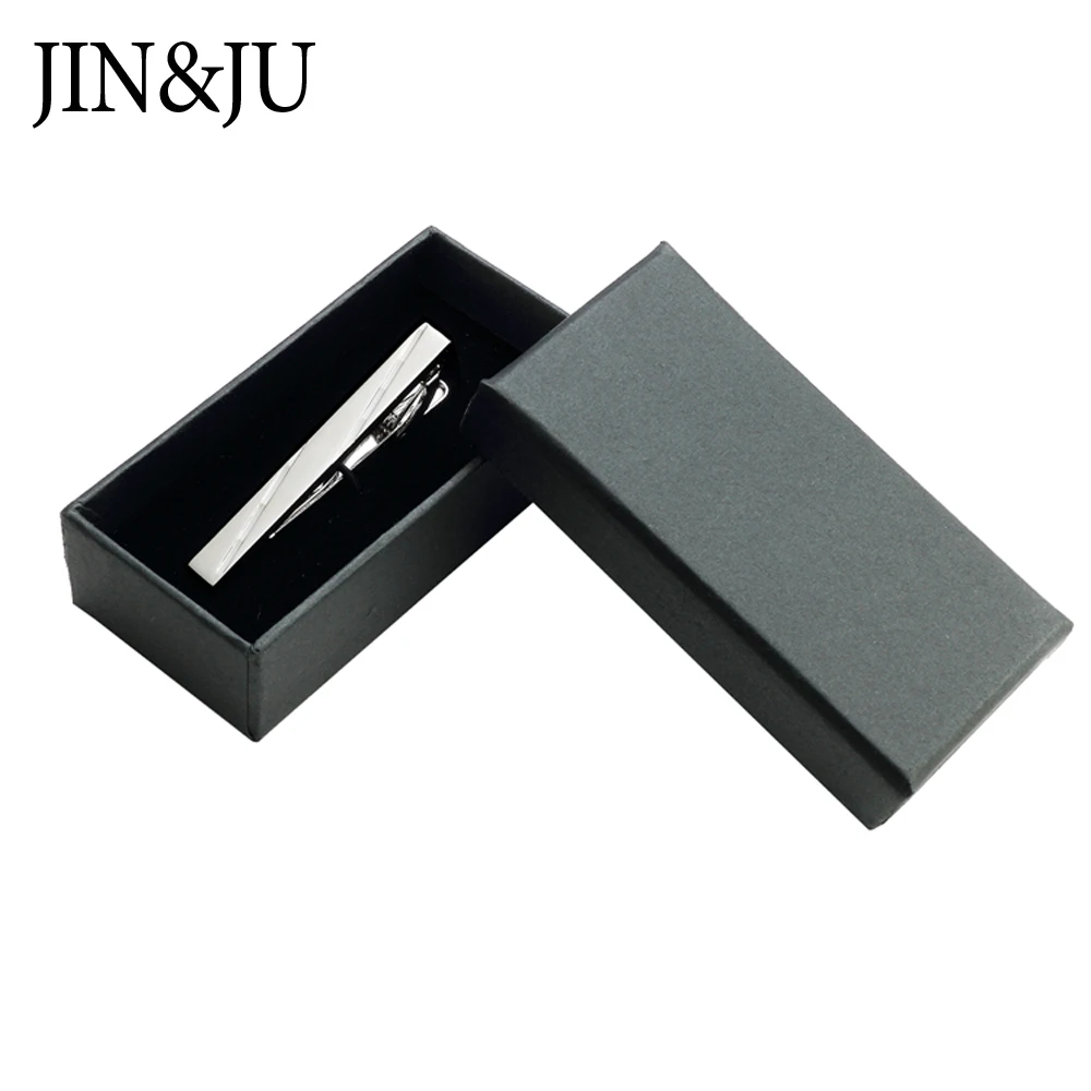JIN & JU ювелирные изделия Тощий зажим для галстука булавки короткие мужские s