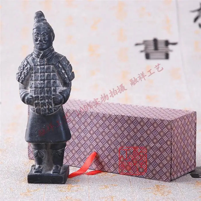 Da Qin терракотовые армейские воины и лошади украшения сувенир ручной работы подарки для заграничных 15 см/5 моделей - Цвет: Model 04