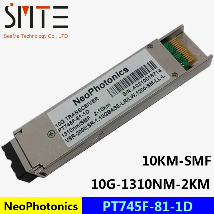 NEOPHOTONICS PT745F 81 1D 10G 1310NM 2 км 10 SMF волоконно оптический трансивер|optical transceiver|fiber optic