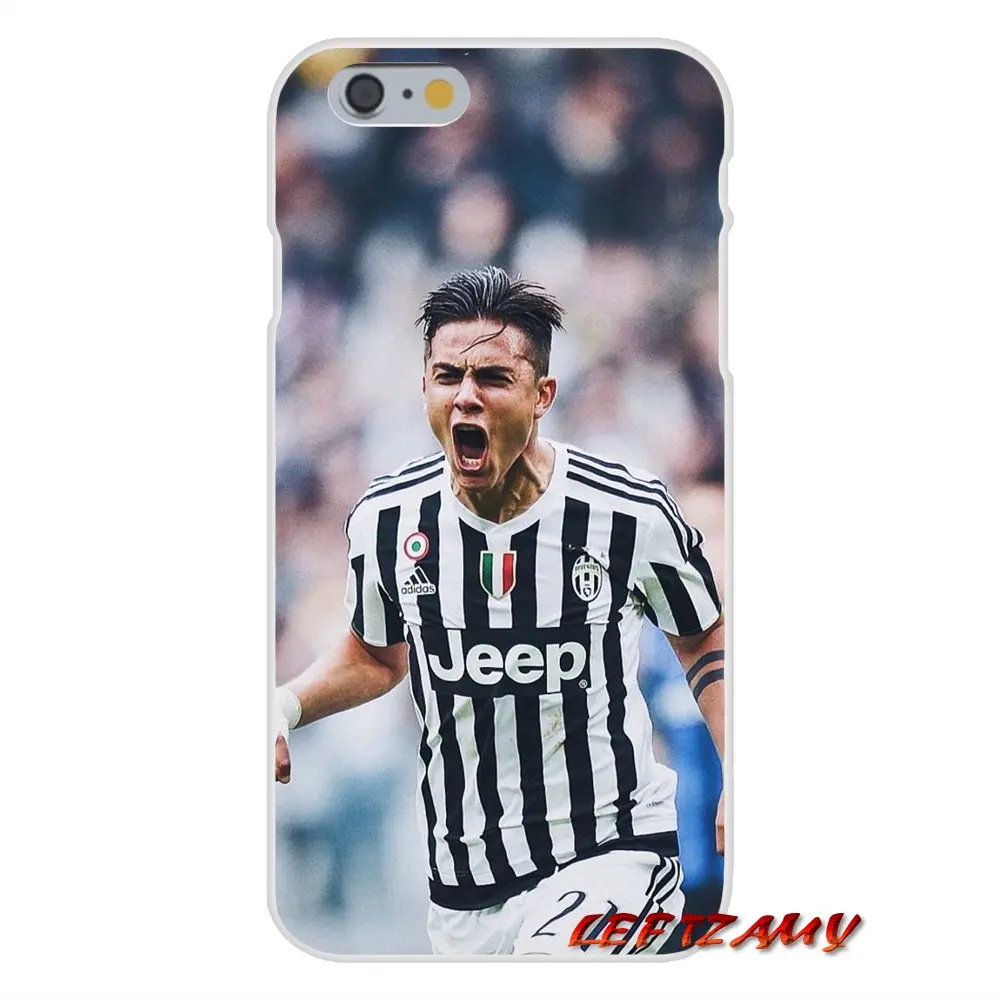 Италия известный футбол 21 Paulo DYBALA Тонкий силиконовый чехол для телефона iPhone X 4 4S 5