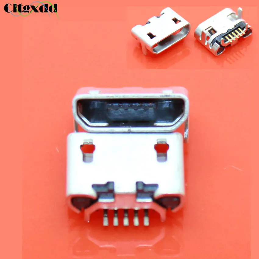 

Коннектор Micro USB cltgxdd G23Y, 5-контактный гнездовой USB-разъем типа OX Horn, зарядный порт