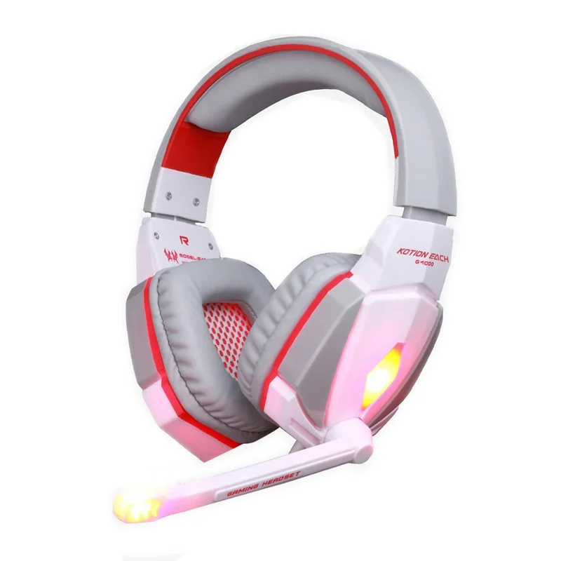 Kotion Each G4000 Gamer гарнитура игровые наушники для компьютера с микрофоном Микрофон ПК