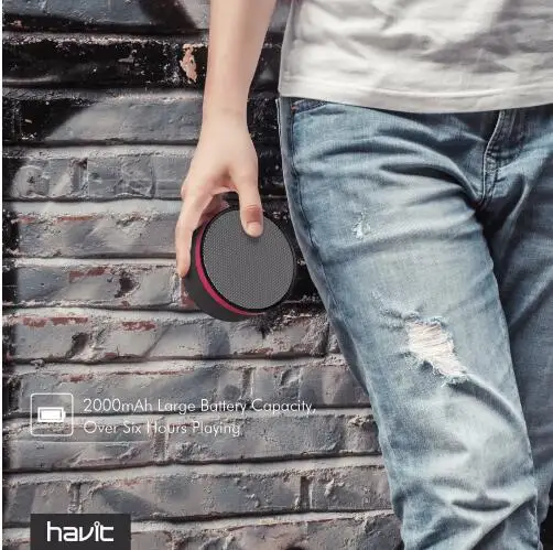 HavitM13 2000 мАч портативный Bluetooth динамик s стерео супер бас беспроводной динамик 3,5 мм Aux гарнитура громкой связи звуковая коробка для мобильных телефонов