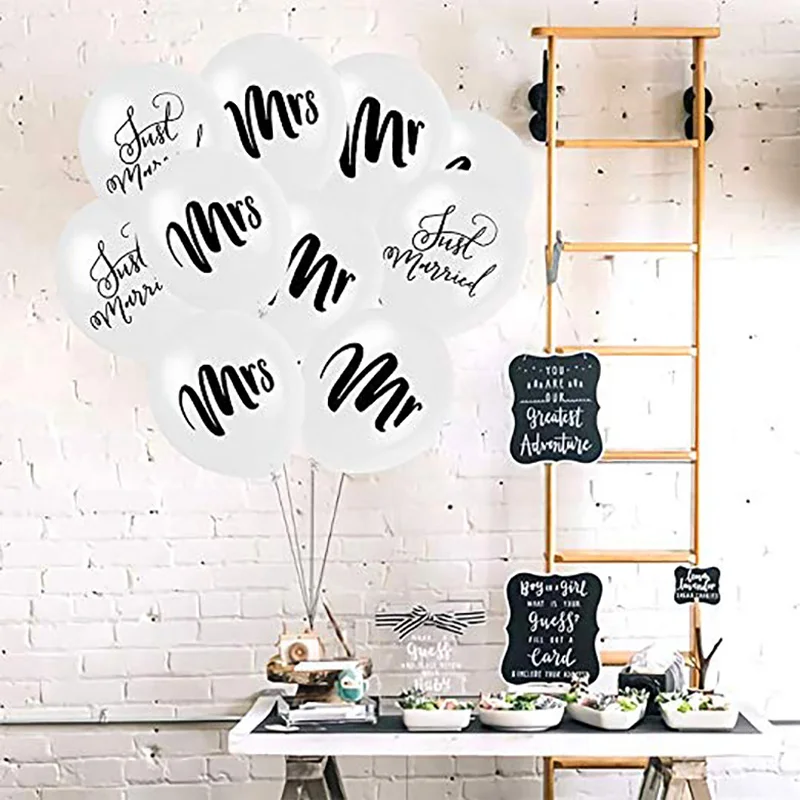 Мистер миссис Стразы торт Топпер воздушный шар Свадебная помолвка юбилейный