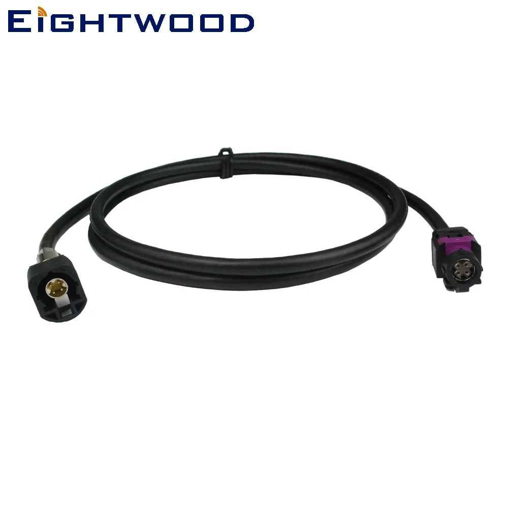 Eightwood FAKRA HSD A Jet Black LVDS Новая высокоскоростная передача автомобиля 120 см