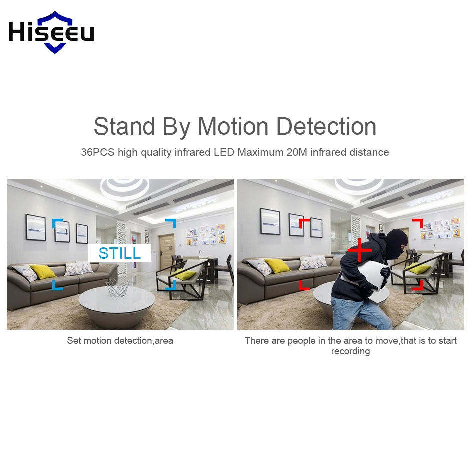 Hiseeu wifi Камера уличная bullet HD 720P IP kamara Водонепроницаемая беспроводная камера cctv