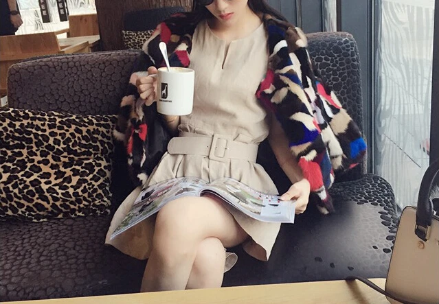 Новое поступление 2019 шуба из натурального меха норки теплое роскошное лоскутное