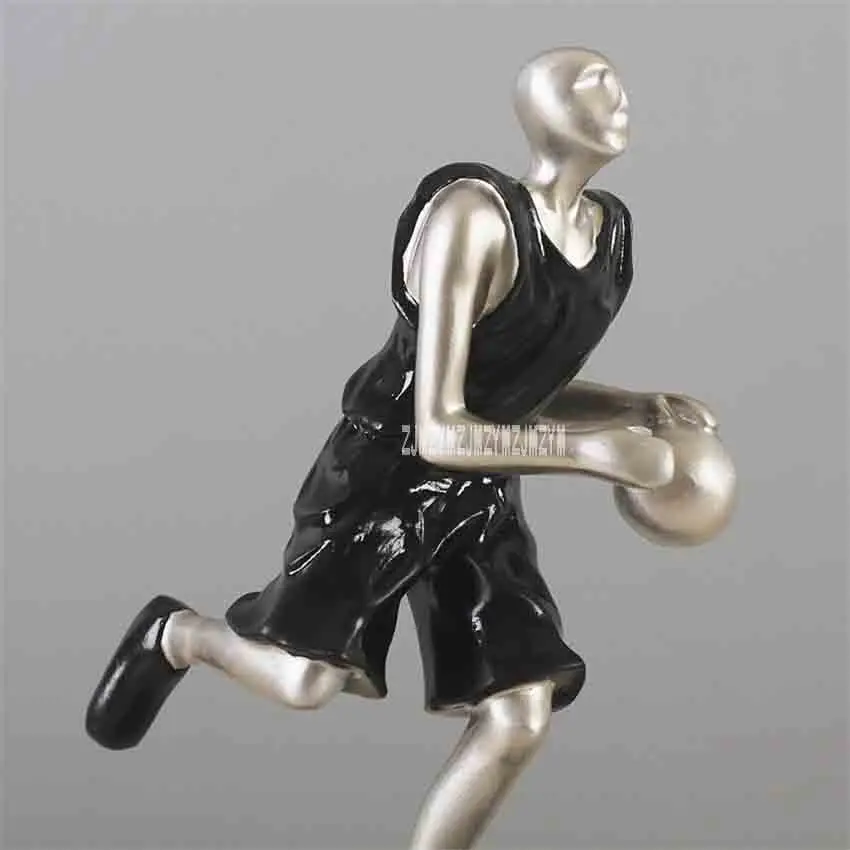 Креативная абстрактная полимерная скульптура фигурка баскетбольного персонажа