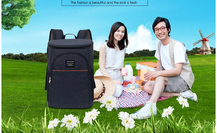 DENUONISS Brand Waterproof Cooler Bee Backpack Thermal Insulated Ice Pack Women Party Cooler ZainoTermico