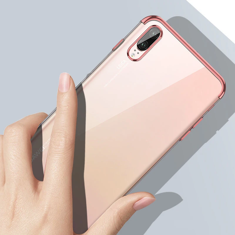 Прозрачный термополиуретановый чехол для huawei P20 Pro P10 P9 плюс P8 Lite 2017 P Smart заказать