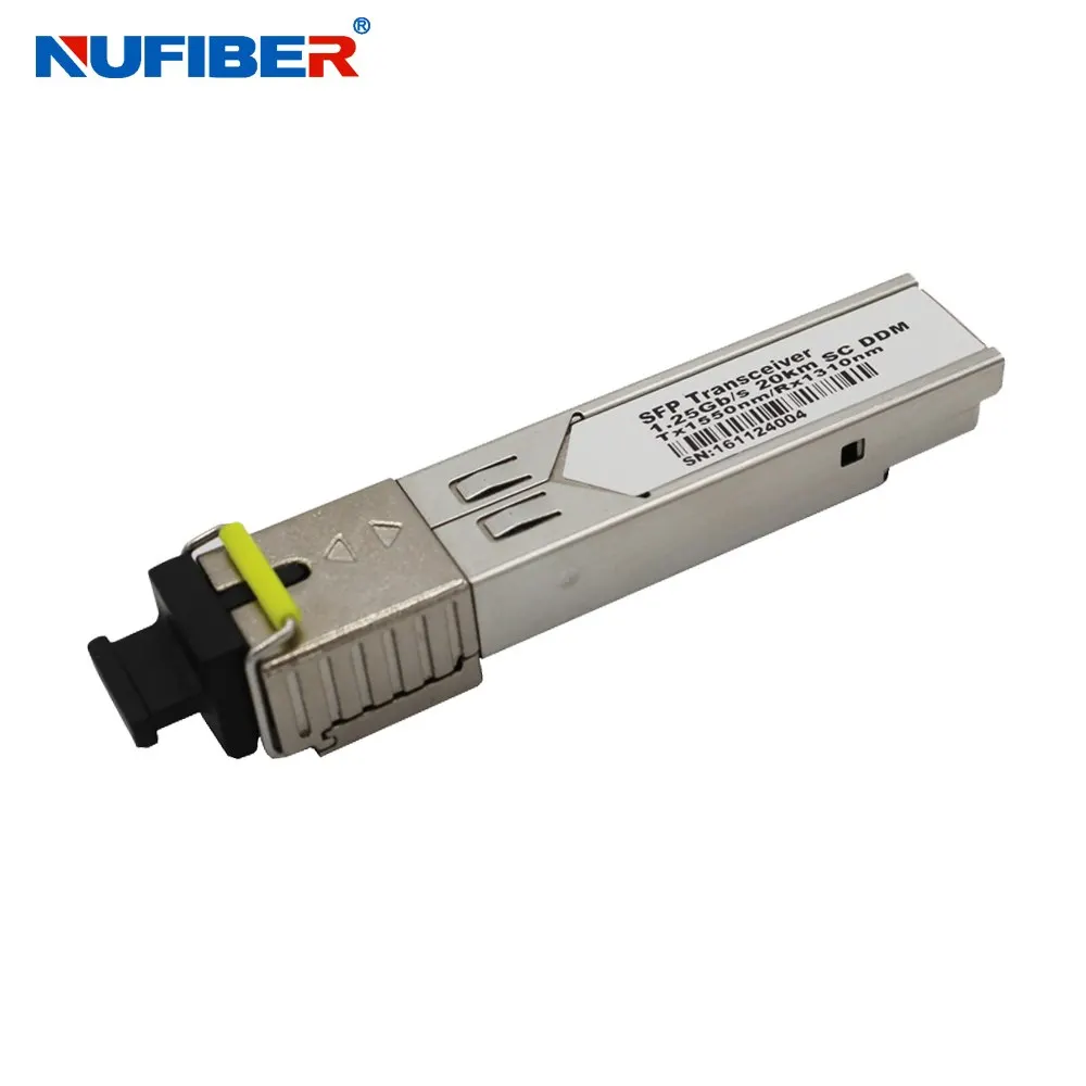 5 шт. 1 25 ГБ/сек. SFP трансивер одноволоконный одномодовый 20 км 1310nm SC
