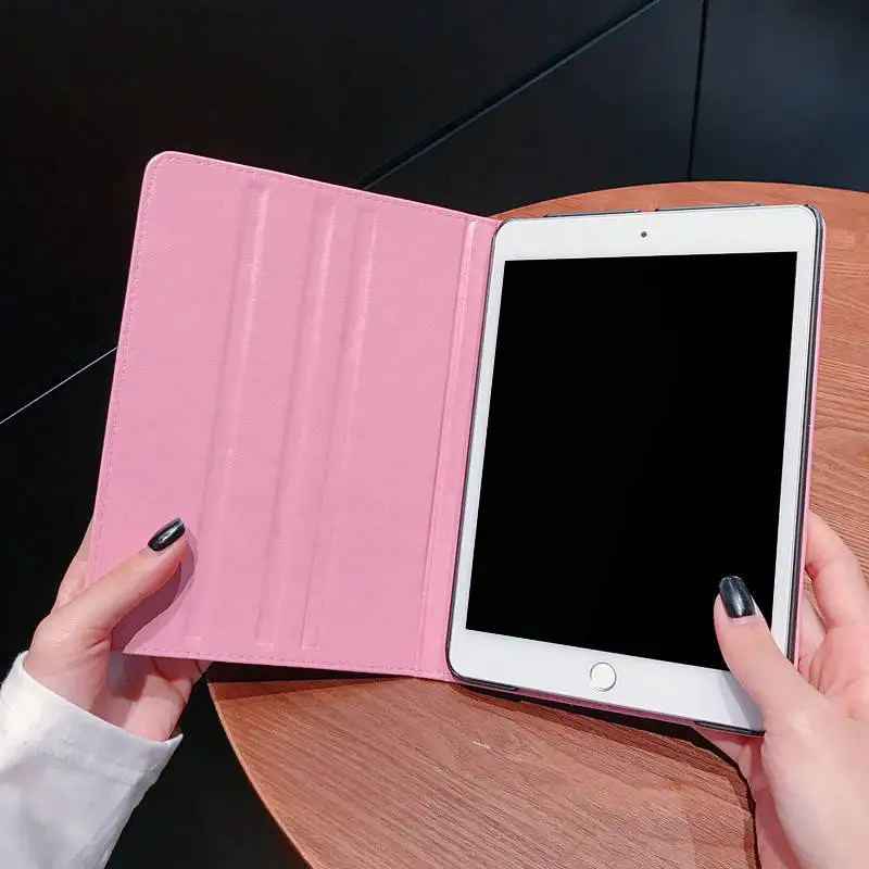 Роскошный кожаный чехол книжка для планшета Apple iPad 5 6 Air 1 2 новый 2017 2018 смарт 9 7 ipad5