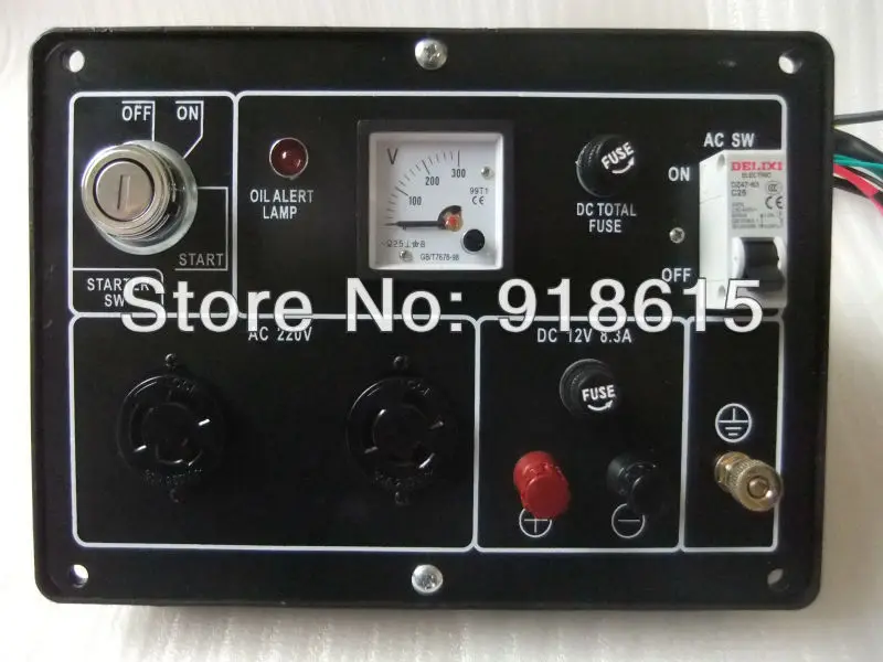 

KAMA Control Panel ASSMEBLY FIT KAMA KDE6500E KDE5000E SINGLE PHASE DIESEL GENERATOR
