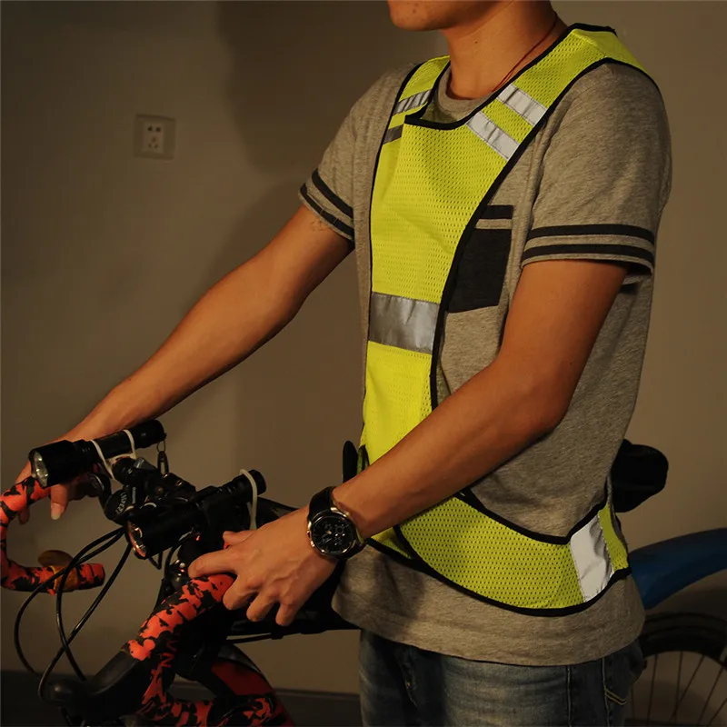 RIDECYLE Bike Vest Reflective Cycling Bicycle Sleeveless Night Running Security Riding Outdoor Protection|bicycle vest|cycling vest reflectivecycling