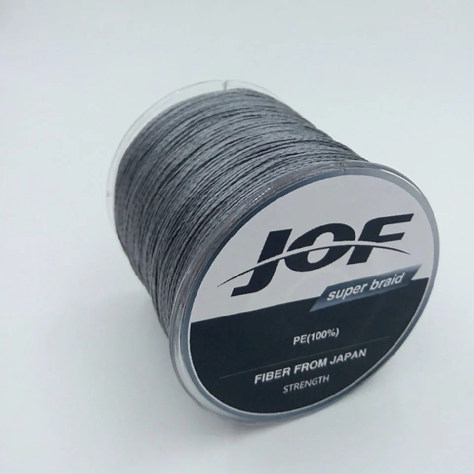 Gray GoByGo 4 нити 100 м 8-100LB PE мультифиламентная супер плетеная леска для ловли карпа - Цвет: Gray