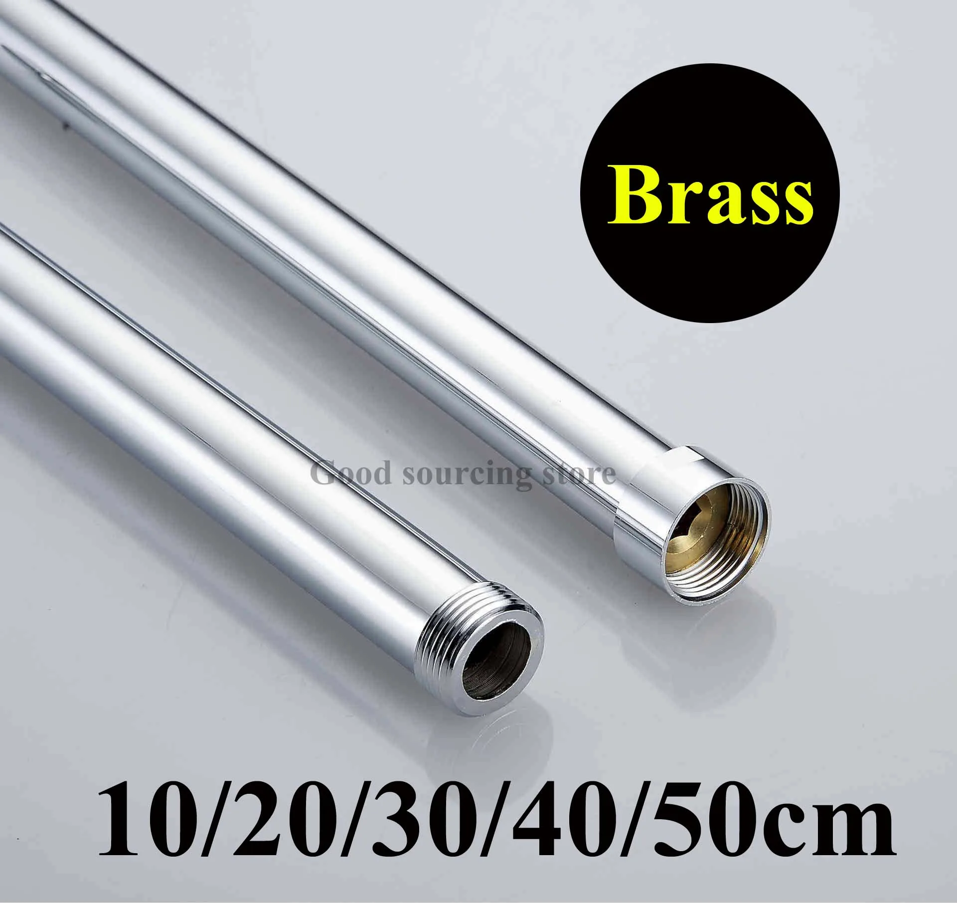 10/20/30/40/50cm brass shower extension rod tube bar pipe - купить по выгодной цене |
